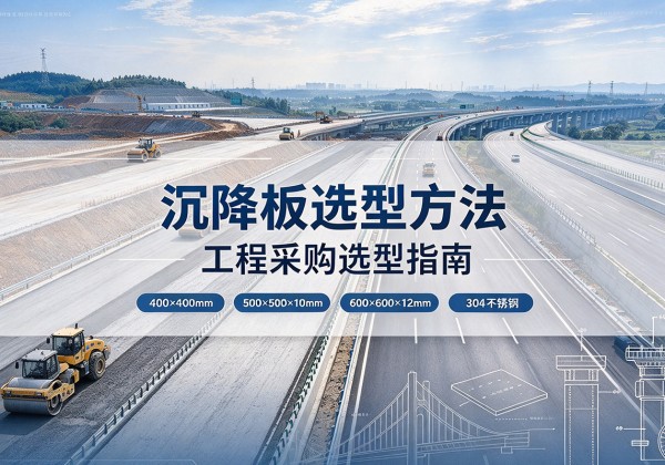 邯山沉降板选择方法